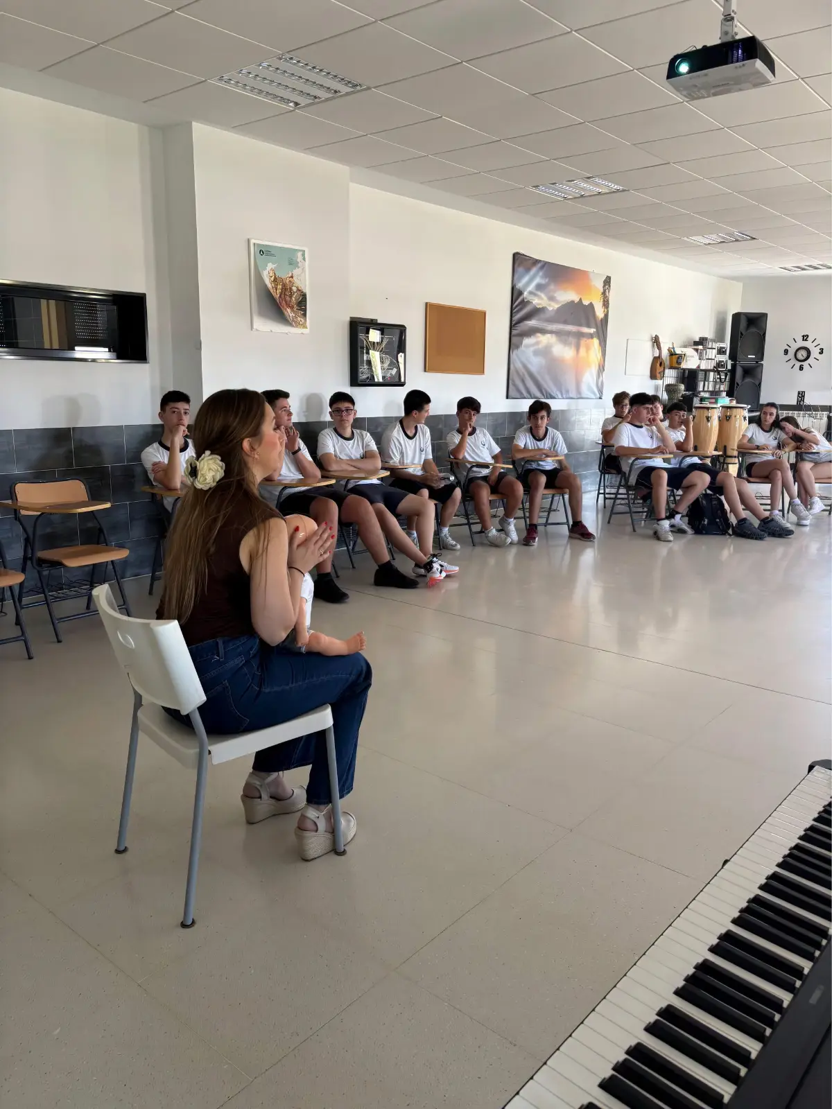 Alumnos de Secundaria en clase