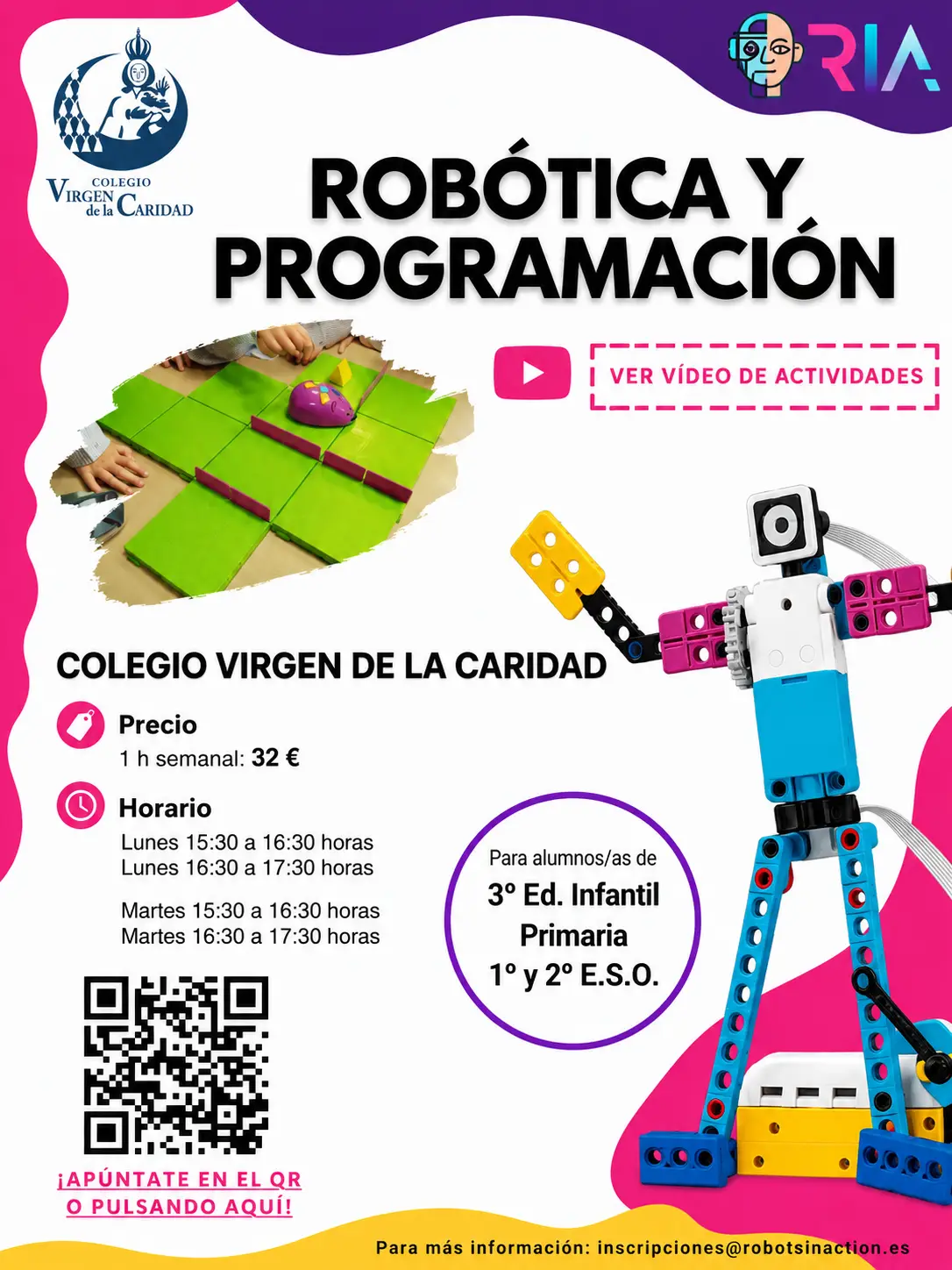 Robótica y Programación · Colegio Virgen de la Caridad